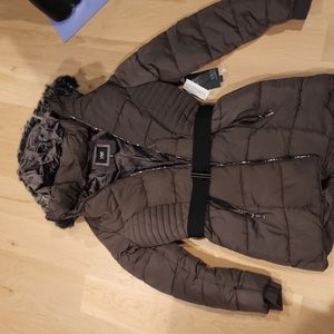 YMI grey belted winter coat